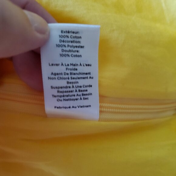 Talbots Yellow Floral Eyelet Embroidered Belted Peplum Top NWT 14P - Picture 15 of 16